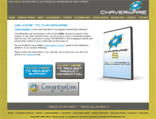 Tablet Screenshot of chaverware.com